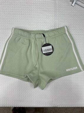 White Fox Boutique Iced Matcha Lounge Shorts